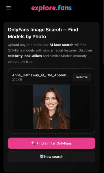 OnlyFans photo search demo